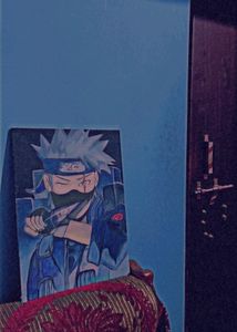 Kakashi Hatake Naruto Canvas Painting ( Arcylic Handmade)