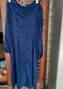 Elegant Navy Blue Dress
