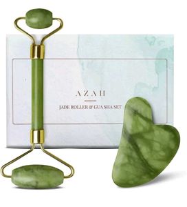 AZAH Jade Roller & Gua Sha Set
