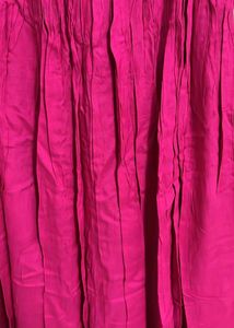 Pink Accordion Pleated Skirt