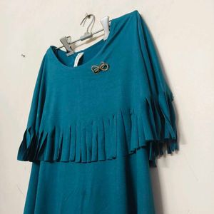 Dark Green Heavy Designer Top