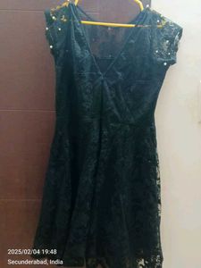 Black Lace Party Dress