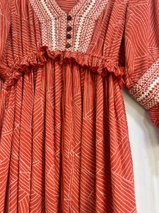 Zudio Flared Kurta Style Dress
