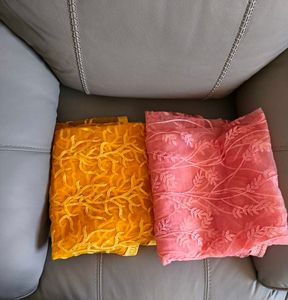 Embroidered Floral Scarves - Set of 2