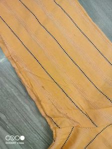 Striped Kurta Yellow