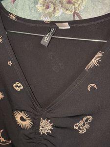 H&amp;M Crop Black Top