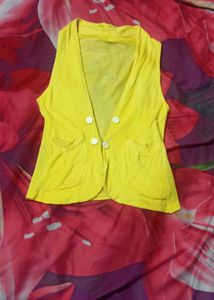 Yellow waist coat