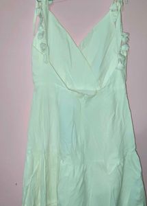White Backless Dress