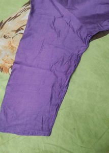 New Elegant Purple Embroidered Kurta