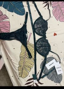Savana Green Lace Bra