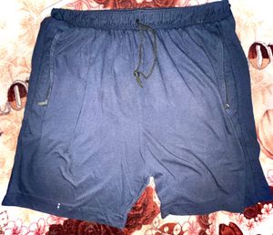 Blue Colored Cotton Comfy Shorts