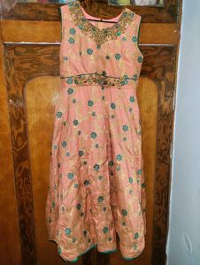 Embroidered Indian Gown