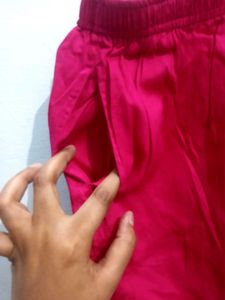 Pure Cotton Pink Embroidered Salwar Kameez