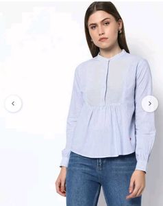 Levis Striped Blue Top