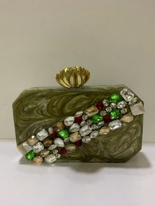 Stone Clutch With Sling