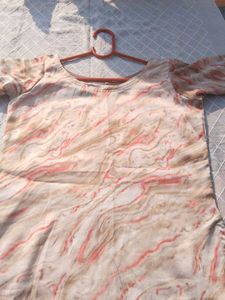 Elegant Printed Kurti Set | Gently Used | No Damag