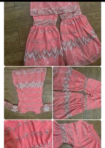 heavy gharara suit set