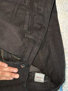 Urbanic  Charcoal Black Baggy Jeans