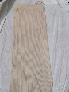Ribbed Knit Maxi Skirt