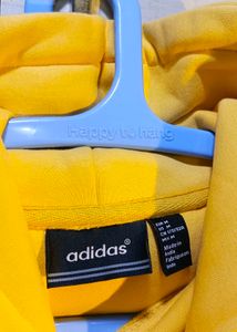 Yellow Adidas Hoodie Unisex