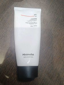 Minimalist SPF 50 Sunscreen