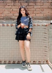 Black Cargo Short