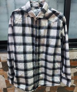 A Black & White Checkered Shirt