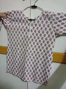 White Short Kurti