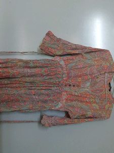 Bohemian Paisley Print Maxi Dress