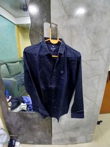 Allen Solly Navy Blue Casual Shirt