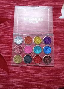 Mars Glitter Eyeshadow Palette 12 Shades