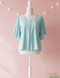 Elegant sky blue Top