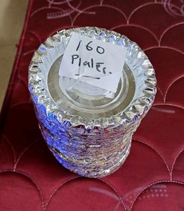 Complete Set of Disposable Containers and Plates.