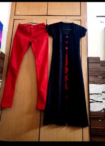 2 Long kurta , pant Set