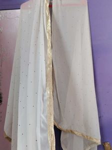 Pakistani White 3pcs Suit