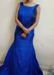 Blue Fish cut Gown
