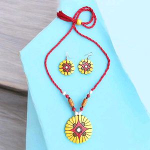Unique Handmade Terracotta Jewelry set