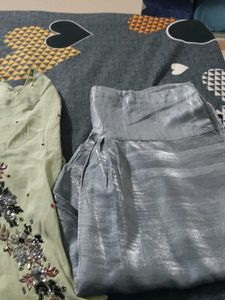 Embroidered Kurta with Sharara