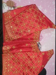 Red Readymade Blouse