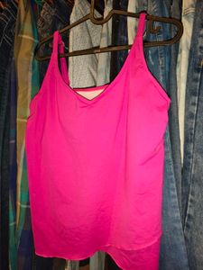 Hot Pink Swim Top 36 - 38 inches stretchable mater