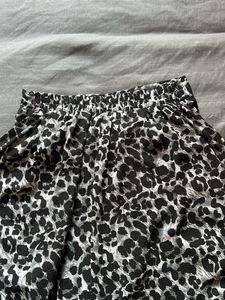 Animal Print Midi Skirt with slit