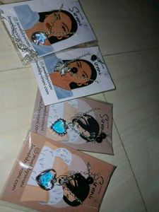 Silver Chain Necklace Set