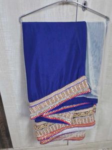 Elegant Blue Saree