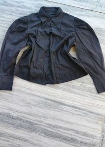 Chic Black Long Sleeve Shirt