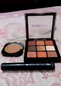 Swiss Beauty Eyeshadow,lesh glue,  NY Bae Bronzer