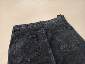 KOTTY Acid Wash Denim Skirt, 34 Size