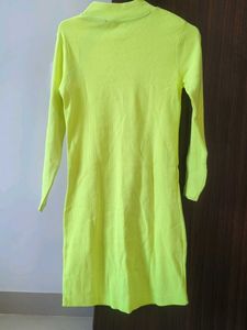 Neon Green Bodycon Mini Dress