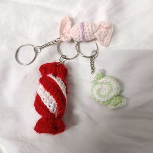 Crochet Candy Keychain Set 🍬🍬🍬💫💫💫