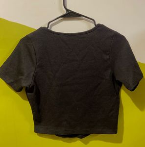 Black Crop Top