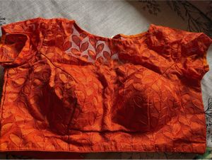 Orange Padded Blouse